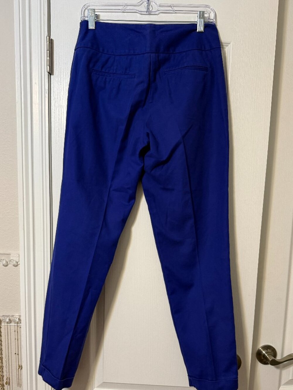 Worthington Royal Blue Slim Fit Ankle Pants Size 4